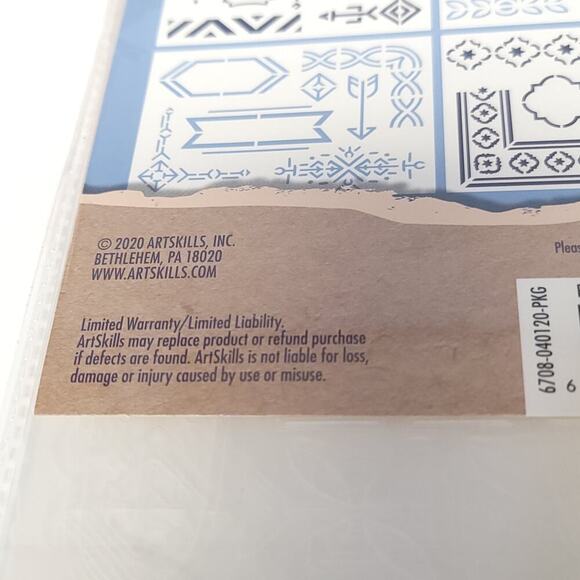Border Stencils Crafters Closet Brand Paper Crafting Scrapbooking New in Package - Picture 7 of 7
